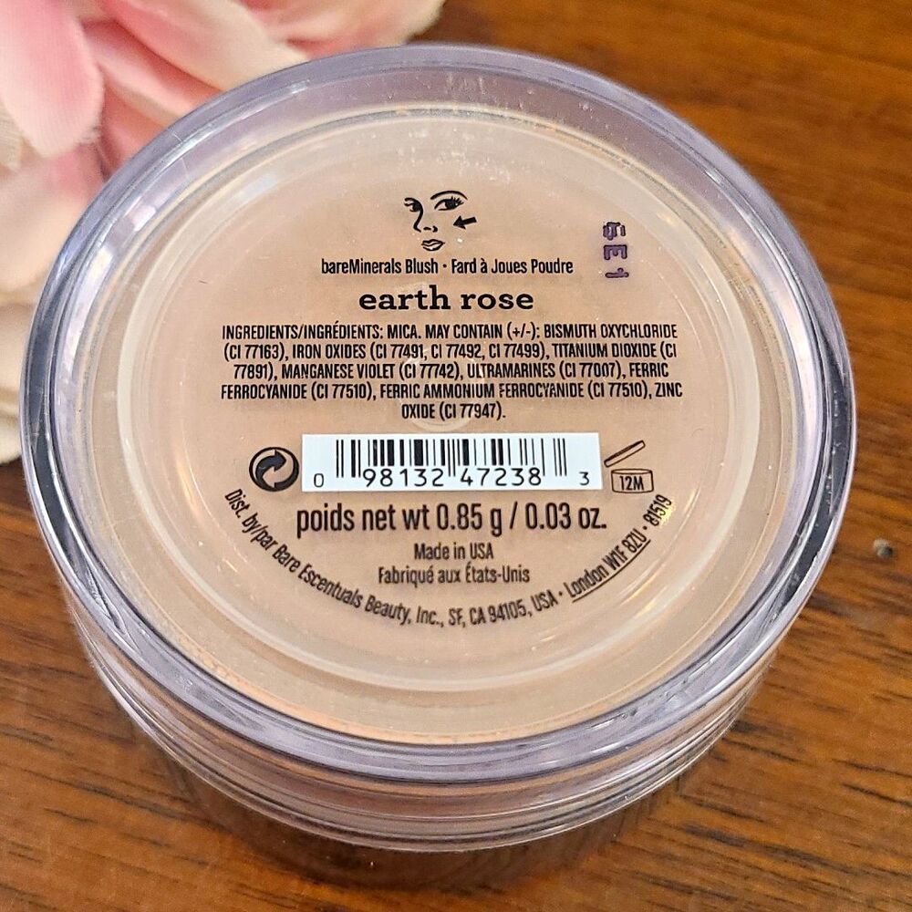 Bareminerals EARTH ROSE Loose Powder Blush 0.85g /0.03 oz SEALED ESCENTUALS